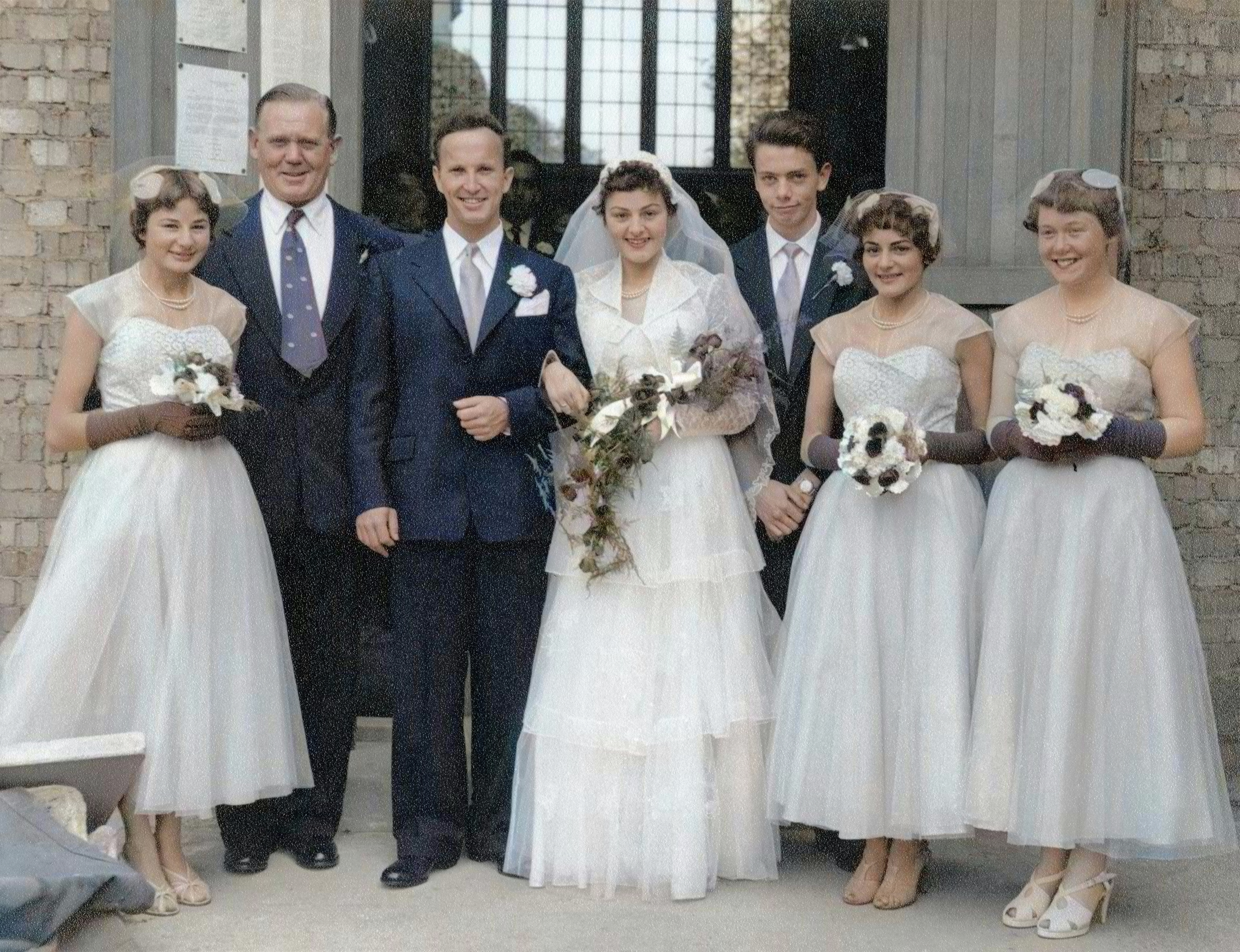 Mum & Dad wedding portrait #9